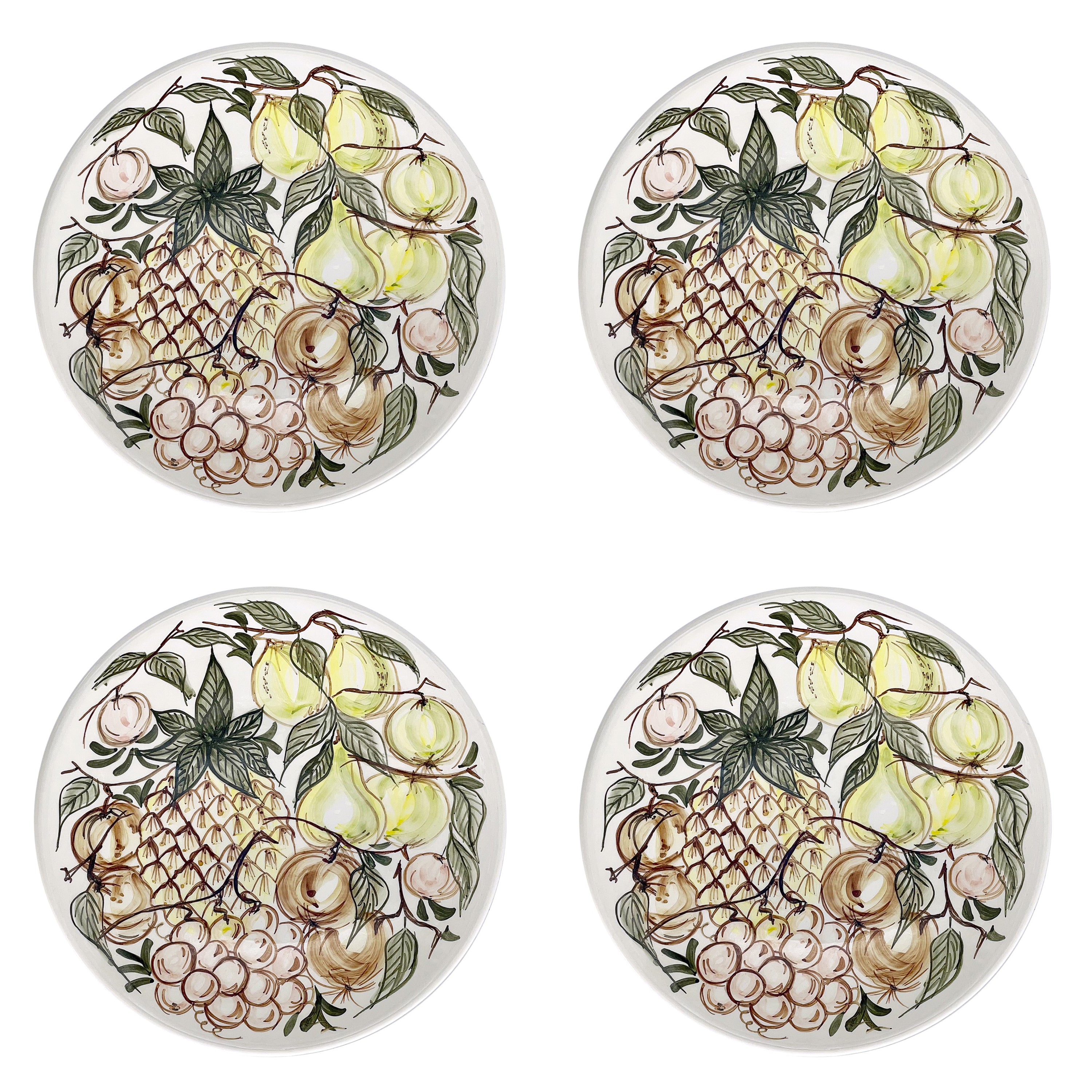 Fruit Dinner Plates (Set of 4)