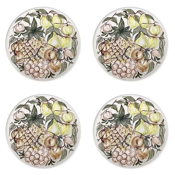 Dinner Plate, Fruit, Set of Four