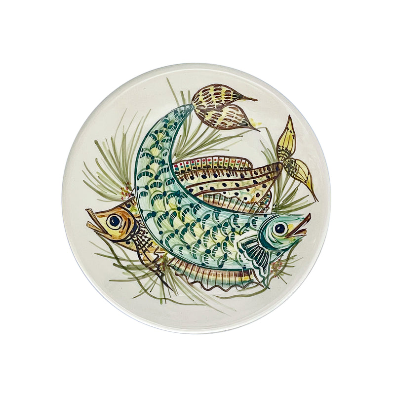 Side Plate, Yellow Aldo Fish