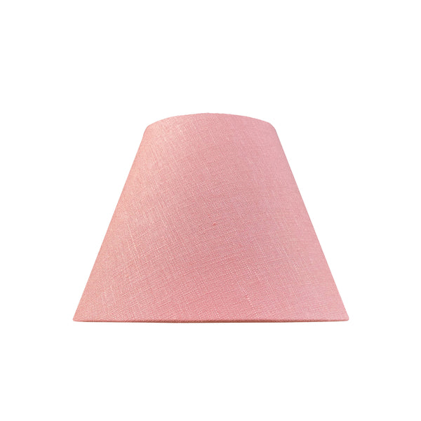 Small Empire Linen Lampshade 25cm in Red