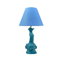 Dolphin Lamp in Turquoise, Small