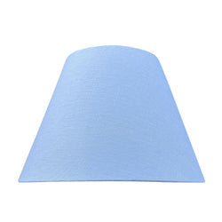 Large Empire Linen Lampshade 36cm in Light Blue