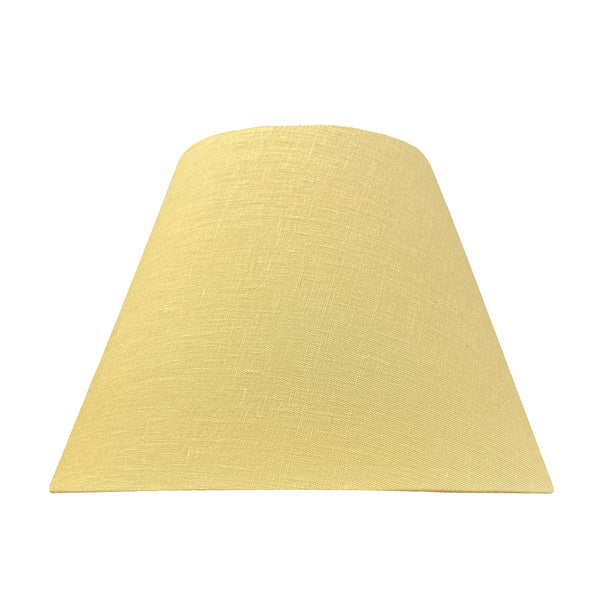 Large Empire Linen Lampshade 36cm in Yellow