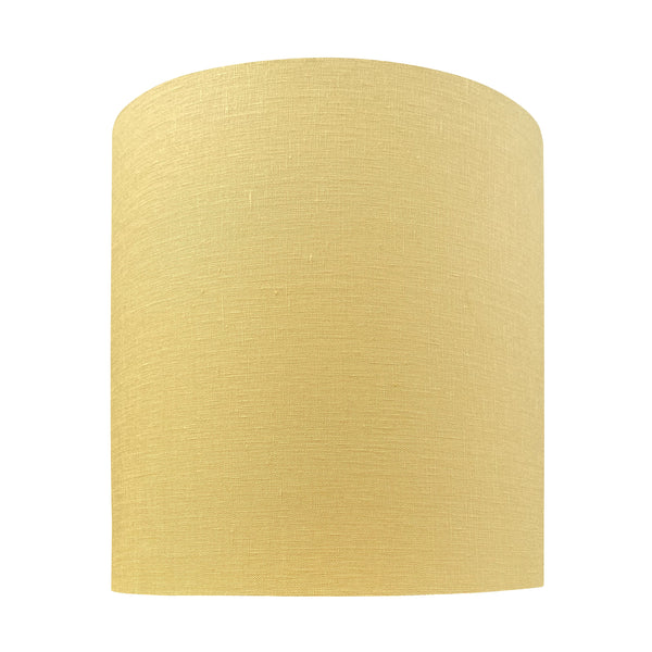 Large Drum Linen Lampshade 36cm in Yellow