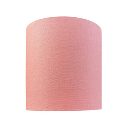 Small Drum Linen Lampshade 25cm in Red