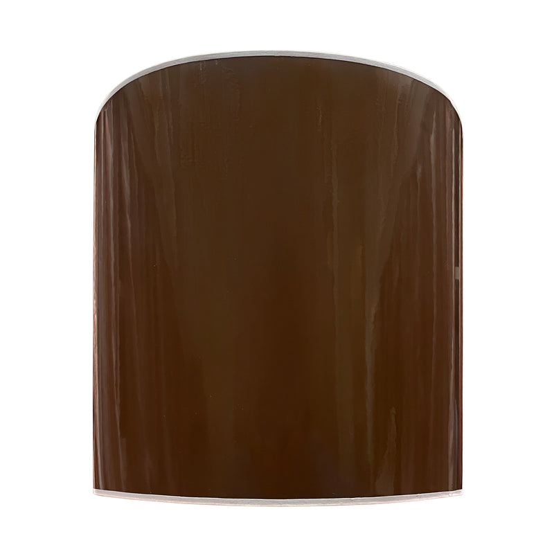 Large Drum Vinyl Lampshade 36cm in Brown