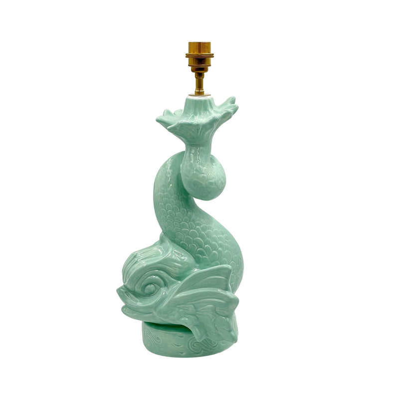 Dolphin Lamp in Pistachio