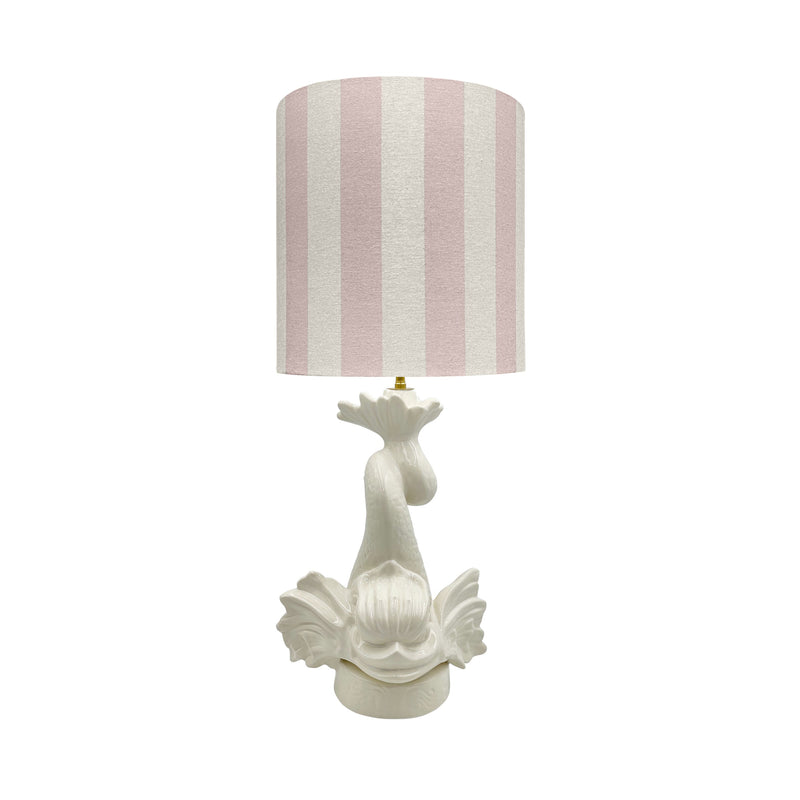 Dolphin Lamp in Cream