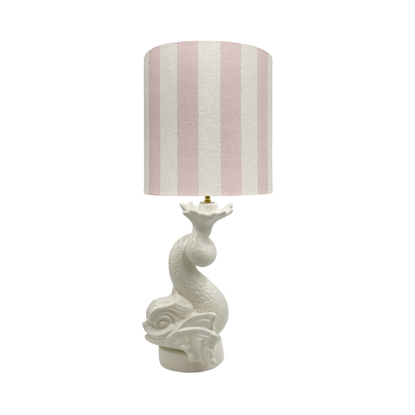 Dolphin Lamp in Cream