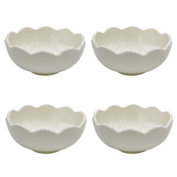 Medium Bowl, Scalloped, Set of Four