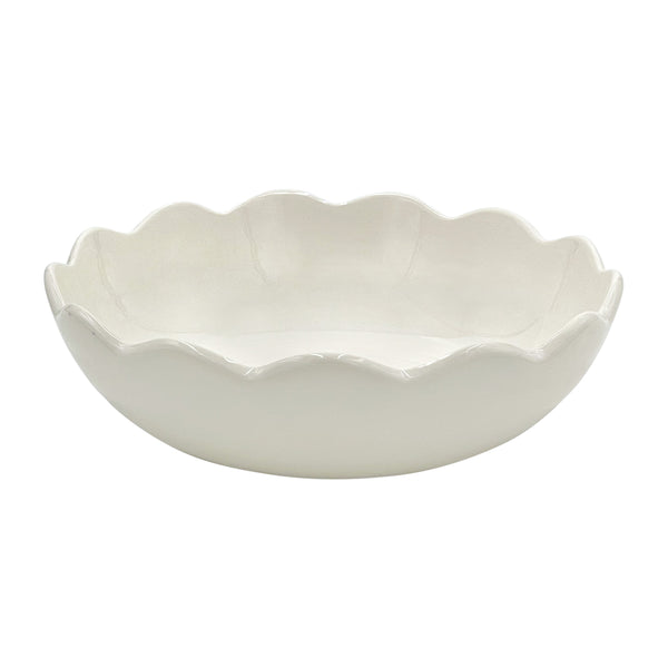 Scalloped Large Bowl