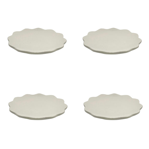 Side Plate, Scalloped, Set of Four