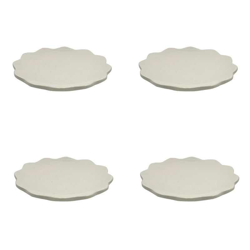 Side Plate, Scalloped, Set of Four