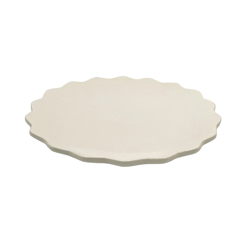 Scalloped Dinner Plate
