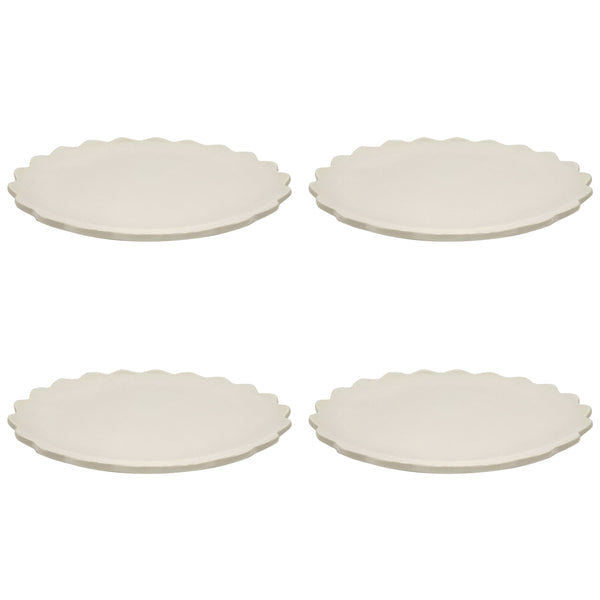 Charger Plate, Scalloped, Set of Four