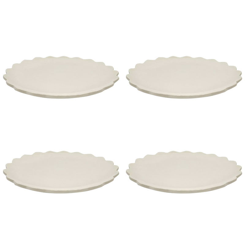 Charger Plate, Scalloped, Set of Four