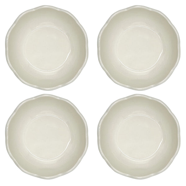 Medium Bowl, Scalloped, Set of Four