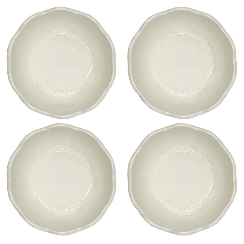 Medium Bowl, Scalloped, Set of Four