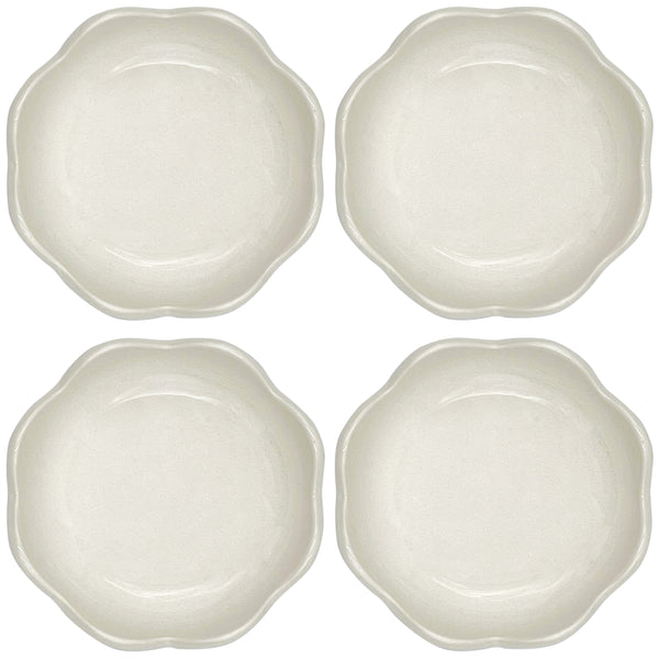 Large Bowl, Scalloped, Set of Four