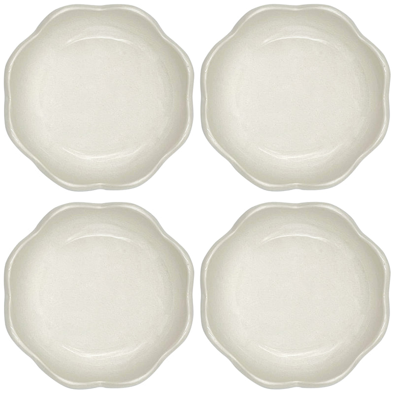 Large Bowl, Scalloped, Set of Four