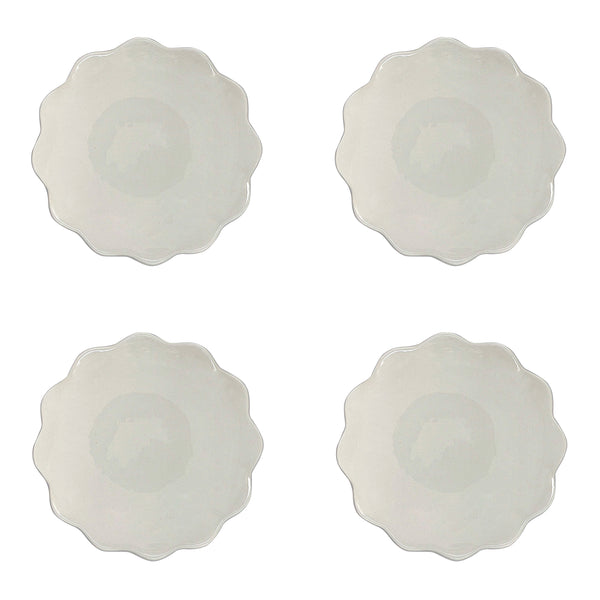 Side Plate, Scalloped, Set of Four