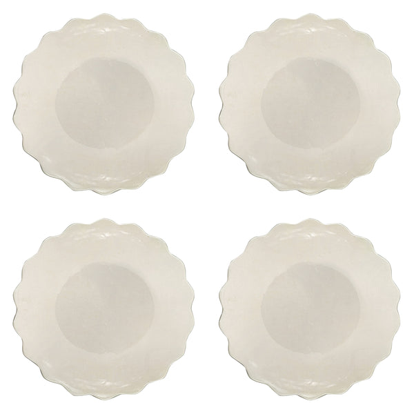 Dinner Plate, Scalloped, Set of Four