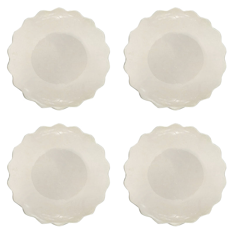 Dinner Plate, Scalloped, Set of Four
