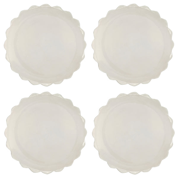 Charger Plate, Scalloped, Set of Four
