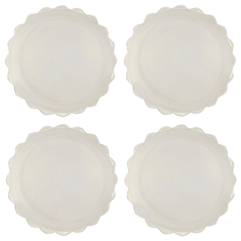 Charger Plate, Scalloped, Set of Four