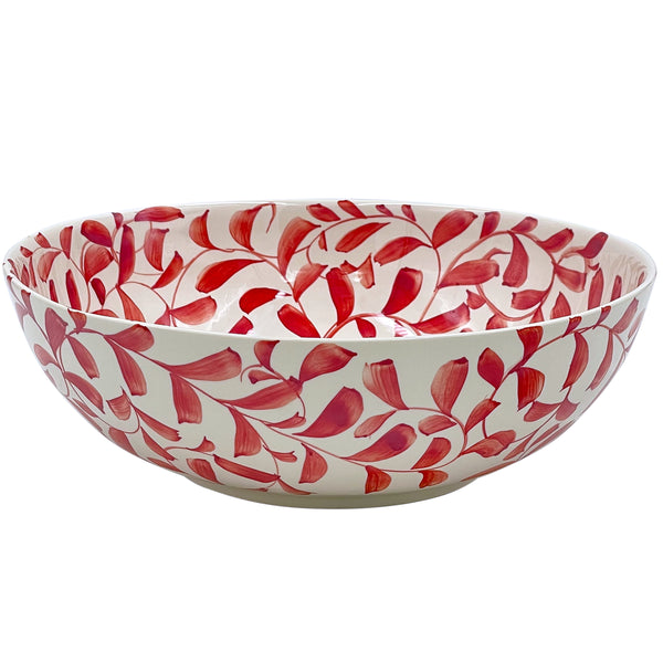 Salad Bowl in Red, Scroll