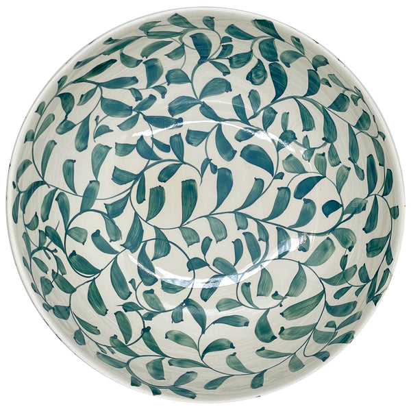 Salad Bowl in Green, Scroll