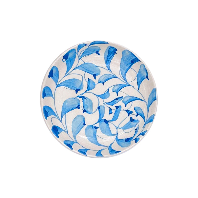 Dipping Bowl in Light Blue, Scroll