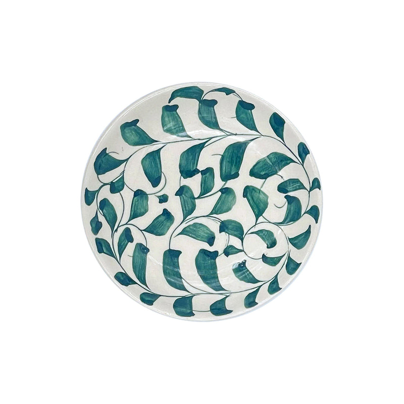 Dipping Bowl in Green, Scroll