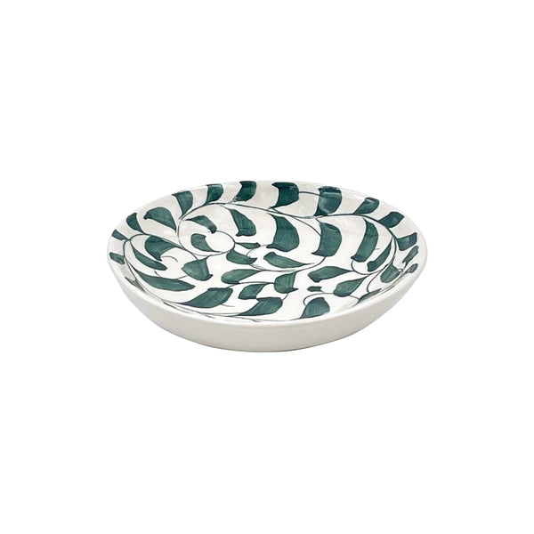 Dipping Bowl in Green, Scroll