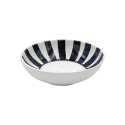 Peanut Bowl in Black, Stripes