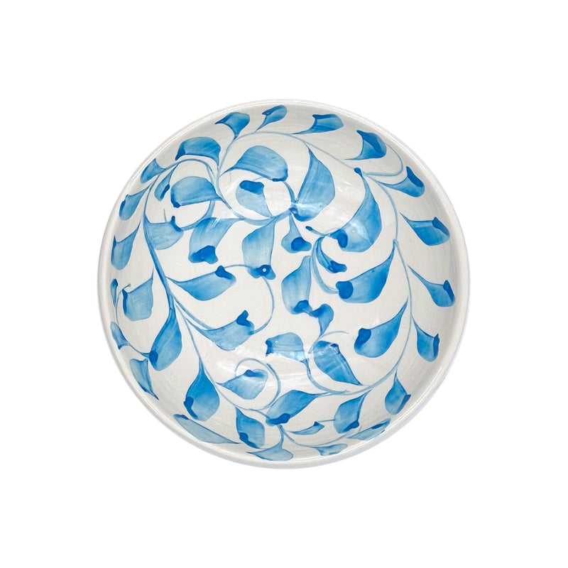 Peanut Bowl in Light Blue, Scroll