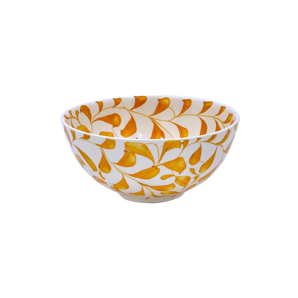 Small Bowl in Yellow, Scroll