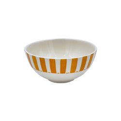 Small Bowl in Yellow, Stripes