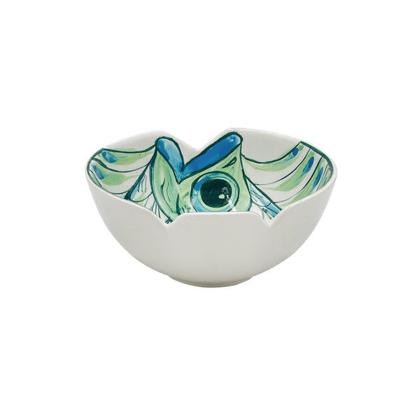 Small Bowl, Green Romina Fish