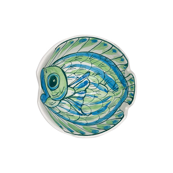 Small Bowl, Green Romina Fish