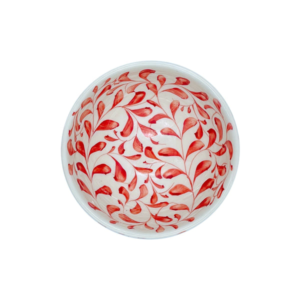Small Bowl in Red, Scroll