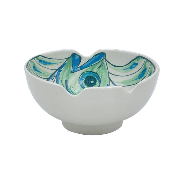 Medium Bowl, Green Romina Fish