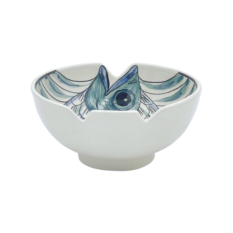 Medium Bowl, Blue Romina Fish