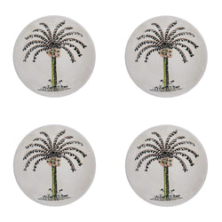 Side Plate, Palm, Set of Four