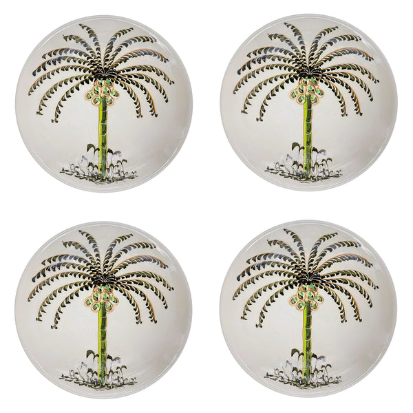 Dinner Plate, Palm, Set of Four