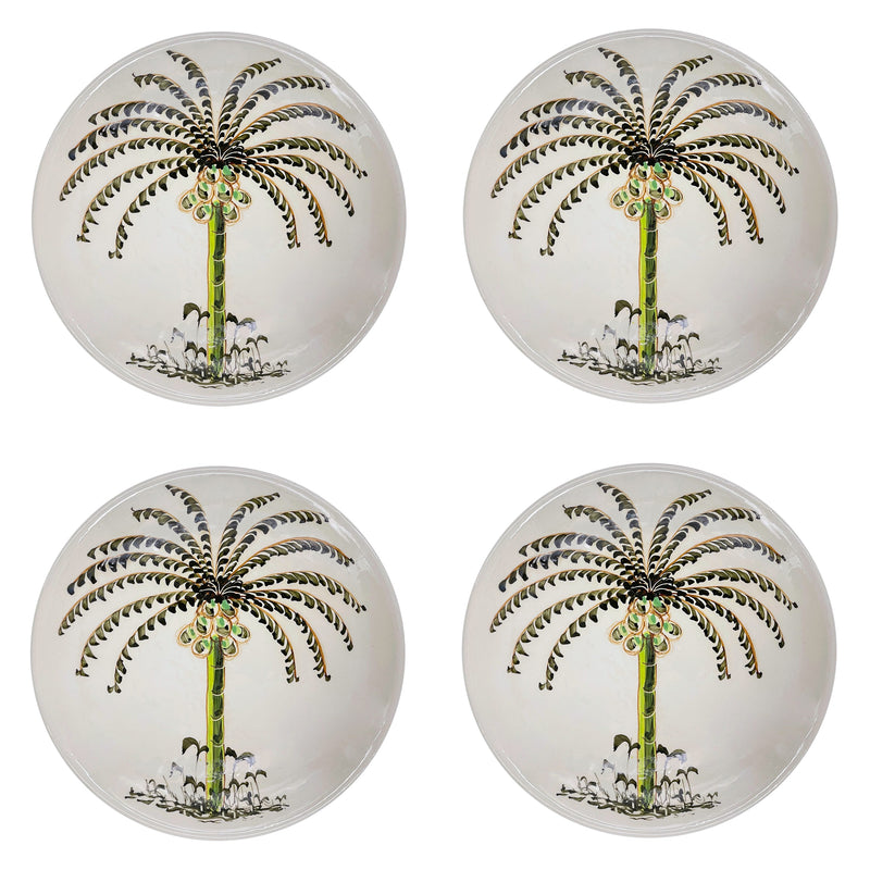 Dinner Plate, Palm, Set of Four