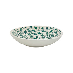 Pasta Bowl in Green, Scroll