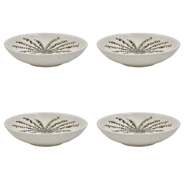 Pasta Bowl, Palm, Set of Four