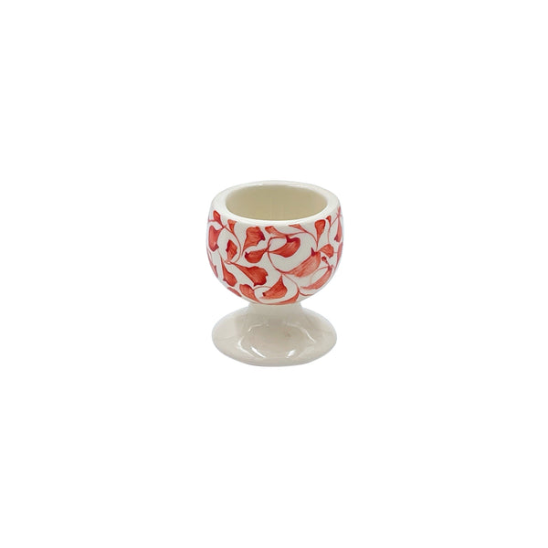 Egg Cup in Red, Scoll