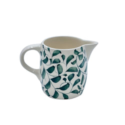 Milk Jug in Green, Scroll